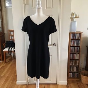 Preview Collection Black A Line Short Sleeve Dress